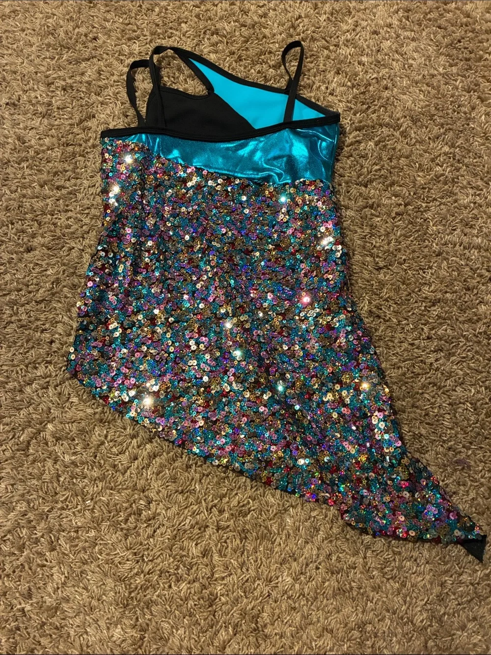 Kids sparkling dance / skating costume